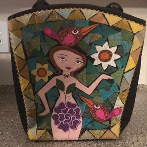 Handmade Laura Maclay Art Handbag